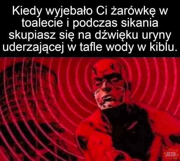 Uryno-echo-lokacja, taka sytuacja.