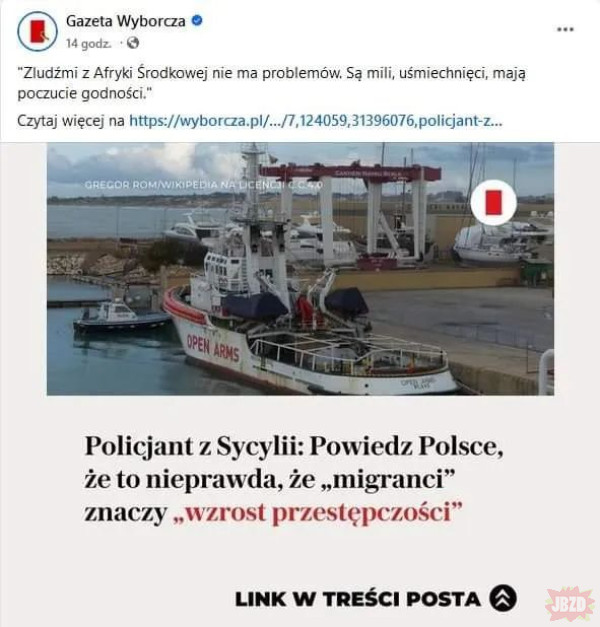 A nie no jak tak wyborcza pisze to burzymy ten płot>