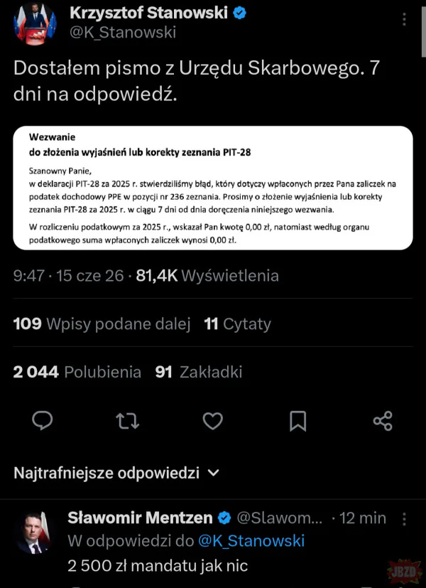 Mają go