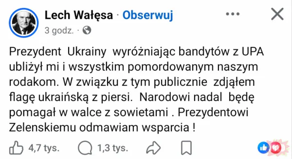 Nawet Bolek na już dosyć