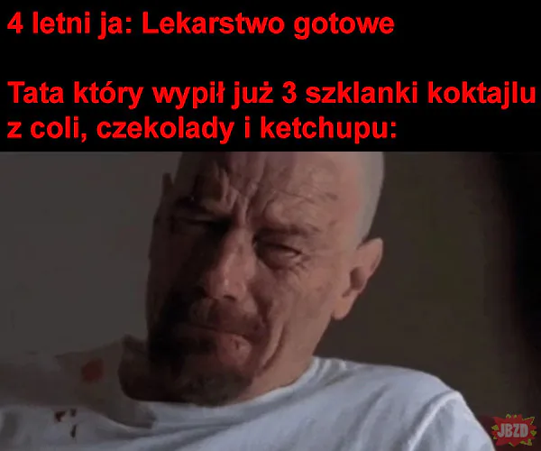 A potem że po ojcu nie da się wejść do kibla