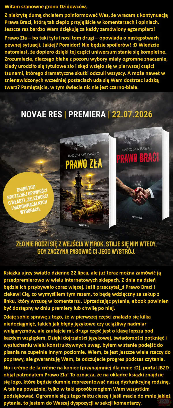 Prawo Zła - książka dzidowca vol. 2