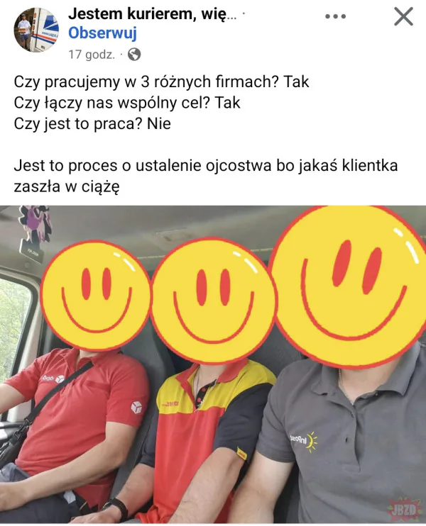 Kurier nie tylko dowiózł, ale i doszedł!