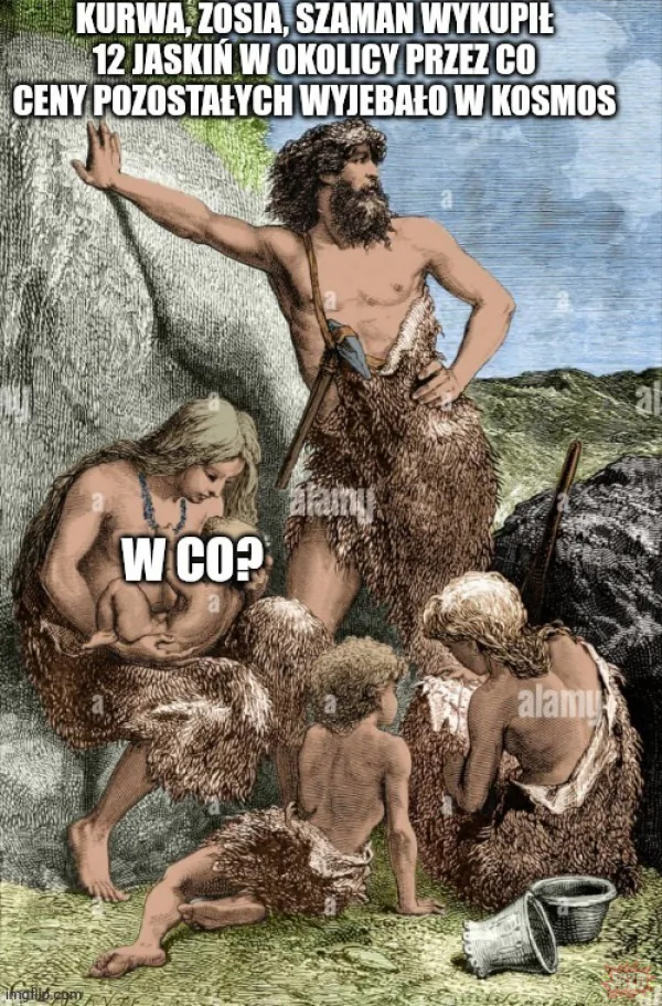 Jaskinie na wynajem dla małp z innego kontynentu