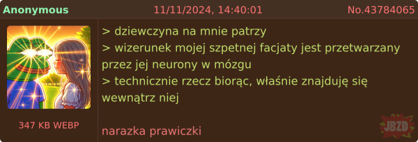 Byłem w kobiecie>