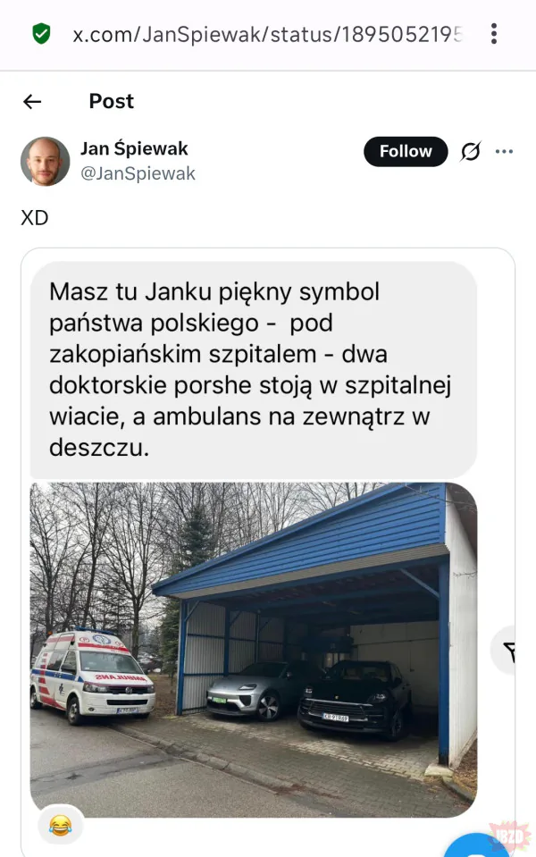 Jutro do roboty goje. Pamiętaj na co pracujesz.