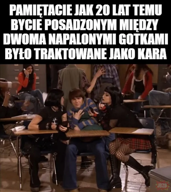 Teraz chciałbym aby gotka była posadzona na mnie
