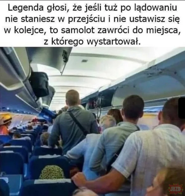 Legenda mówi, że kto siedzi spokojnie, ten zostaje na pokładzie.