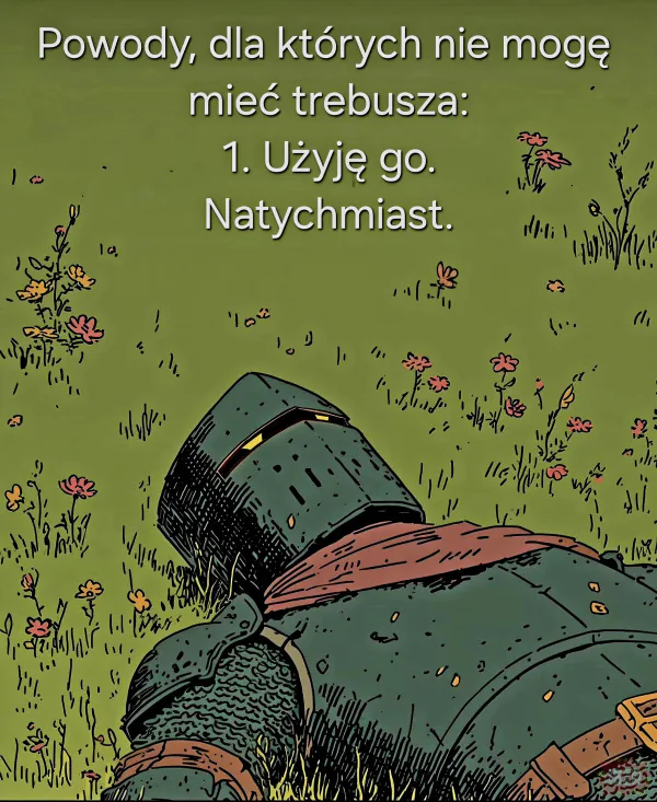 Pewnie, że trzeba od razu go wypróbować.