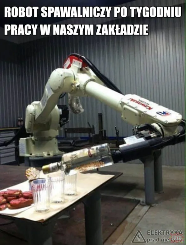 Robot spawalniczy