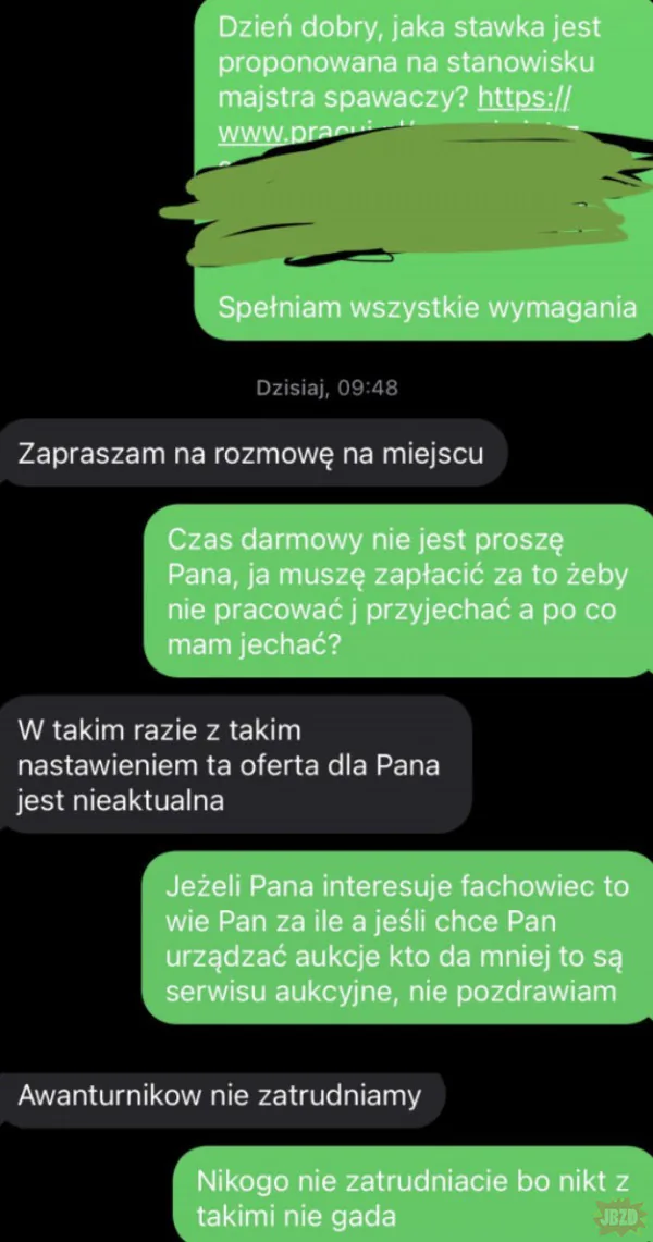 Praca szuka człowieka