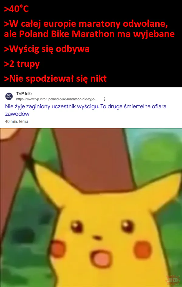 Przynajmniej dwóch pedalarzy mniej