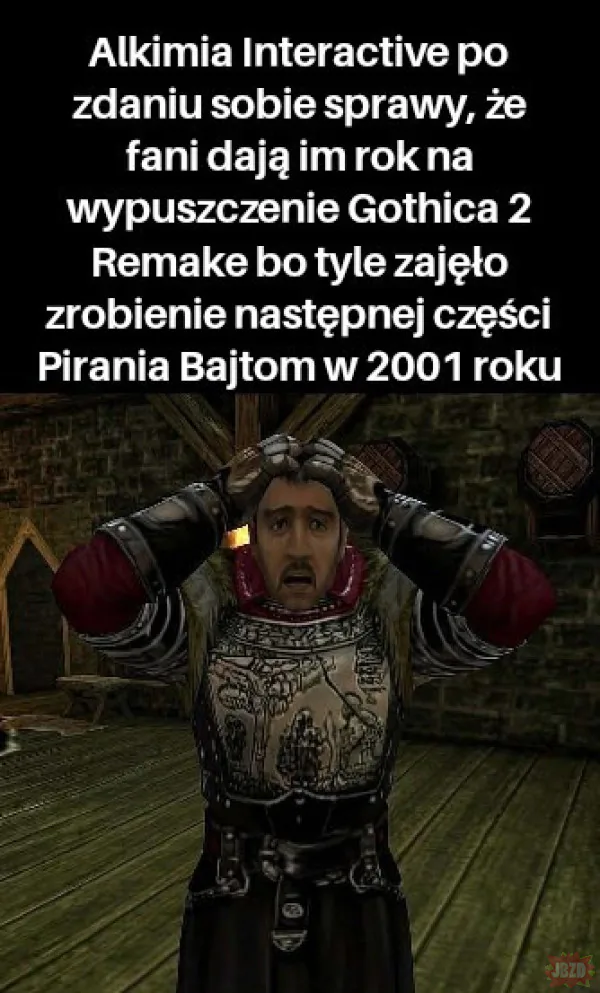 Jeszcze grupa PoziomkaZ team musi zrobić po drodze Gothic Remake Mroczne Tajemnice i będziemy w domu