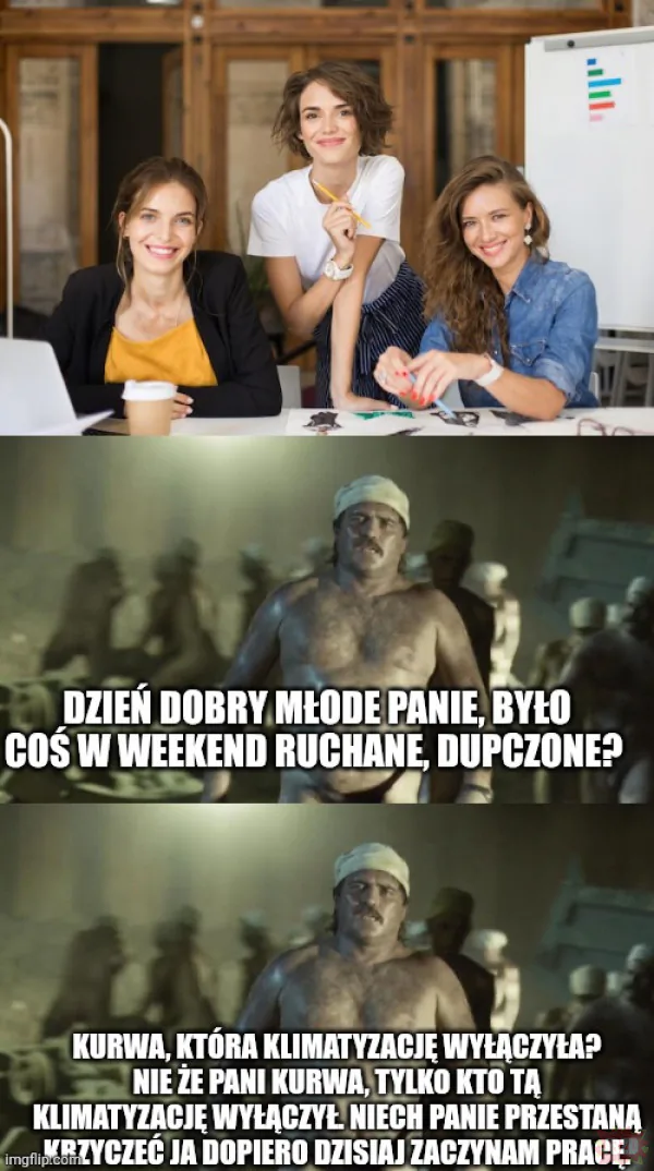 Majster, pierwszy dzień w biurze