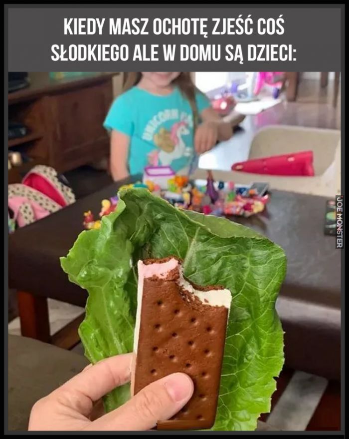 KIEDY MASZ OCHOTĘ ZJEŚĆ COŚ SŁODKIEGO ALE W DOMU SĄ DZIECI:>