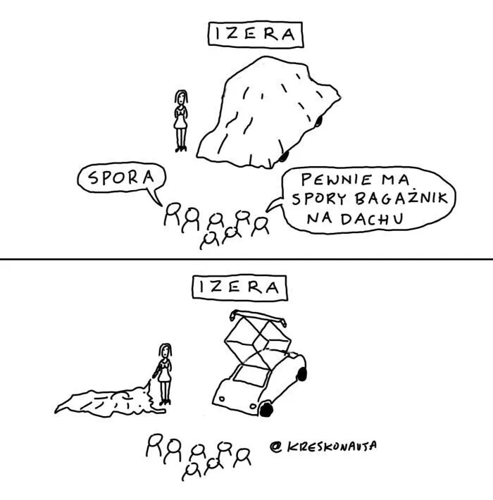 IZERA
SPORA
PEWNIE MA SPORY BAGAŻNIK NA DACHU
IZERA