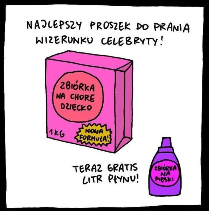 NAJLEPSZY PROSZEK DO PRANIA WIZERUNKU CELEBRYTY! ZBIÓRKA NA CHORE DZIECKO 1KG NOWA FORMUŁA! TERAZ GRATIS LITR PŁYNU! ZBIÓRKA NA PIESKI