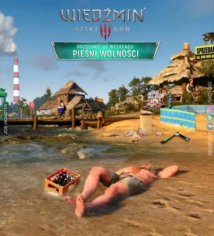 WIEDŹMIN
DZIKI GON
ROZSZERZENIE DO WEEKENDU
PIEŚNI WOLNOŚCI
SPRZEDAŻ
tel. 000 000 000
FOLLOW US ON (Obserwuj nas na)
FAKESFORGE