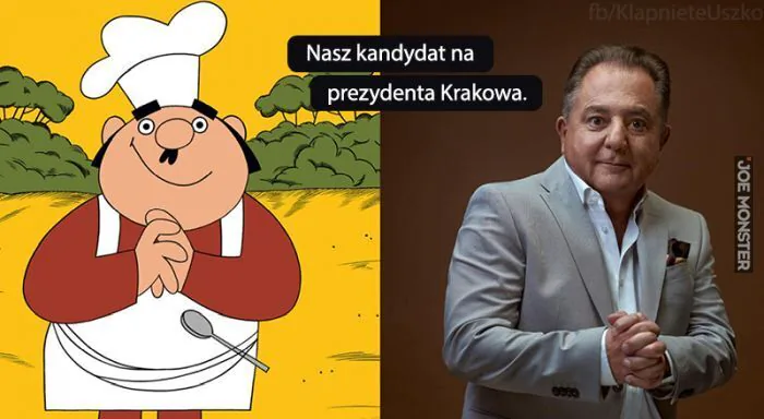 Nasz kandydat na prezydenta Krakowa. fb/KlapnieteUszko