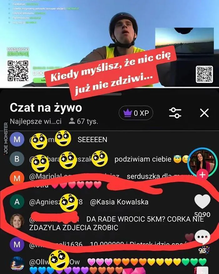 Kiedy myślisz, że nic Cię już nie zdziwi... Czat na żywo Najlepsze wi...ci 67 tys. 0 XP WSPERZYJ ZBIÓRKE 8 90 SEEEEEN podziwiam ciebie DA RADE WROCIC 5KM? CORKA NIE ZDAZYLA ZDJECIA ZROBIC