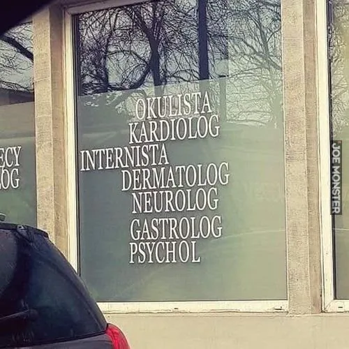 OKULISTA KARDIOLOG INTERNISTA DERMATOLOG NEUROLOG GASTROLOG PSYCHOL