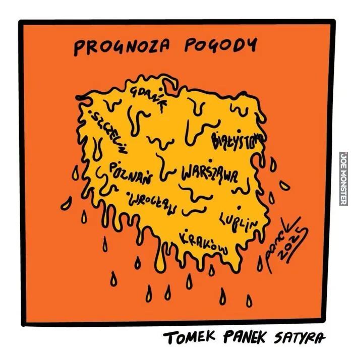 PROGNOZA POGODY. GDAŃSK. SZCZECIN. POZNAŃ. WROCŁAW. BIAŁYSTOK. WARSZAWA. LUBLIN. KRAKÓW. TOMEK PANEK SATYRA. panek 2021