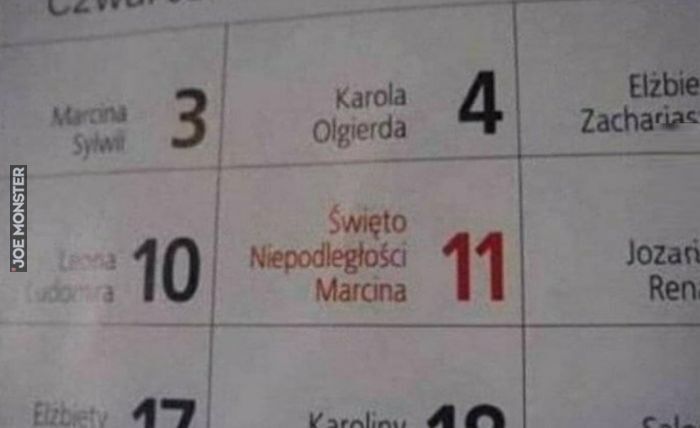 Święto Niepodległości Marcina>