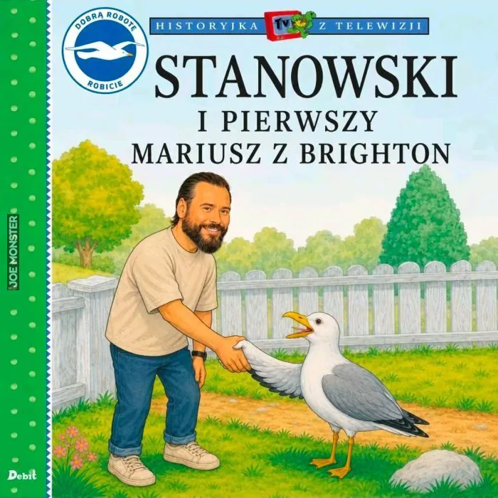 DOBRA ROBOTE ROBICIE
HISTORYJKA Z TELEWIZJI
TVP
STANOWSKI
I PIERWSZY MARIUSZ Z BRIGHTON
Debit