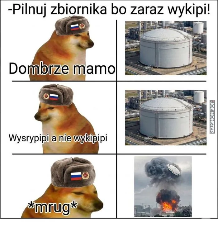 Pilnuj zbiornika bo zaraz wykipi!
Dombrze mamo
Wysrypipi a nie wykipipi
*mrug*