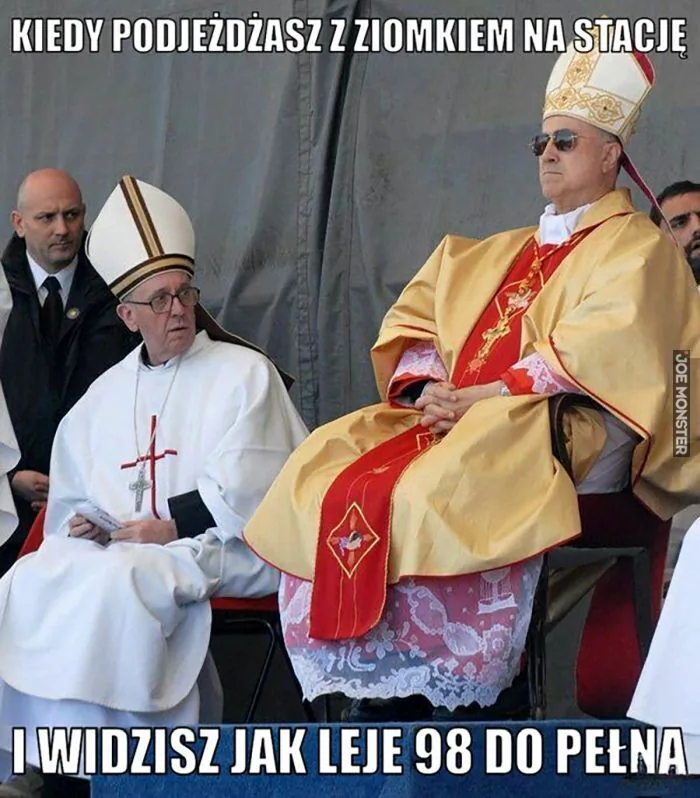 KIEDY PODJEŻDŻASZ Z ZIOMKIEM NA STACJĘ I WIDZISZ JAK LEJE 98 DO PEŁNA
