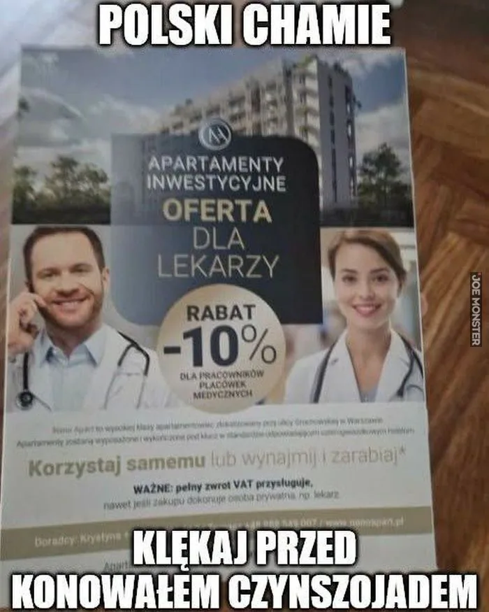 POLSKI CHAMIE APARTAMENTY INWESTYCYJNE OFERTA DLA LEKARZY RABAT -10% DLA PRACOWNIKÓW PLACÓWEK MEDYCZNYCH Korzystaj samemu lub wynajmij i zarabiaj WAŻNE: pełny zwrot VAT przysługuje, nawet jeśli zakupu dokonuje osoba prywatna np. lekarz Doradcy: Kryst