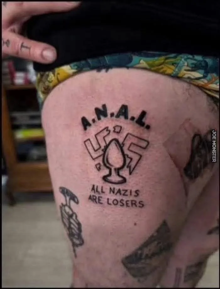 A.N.A.L.
ALL NAZIS ARE LOSERS
WSZYSCY NAZIŚCI TO PRZEGRANI