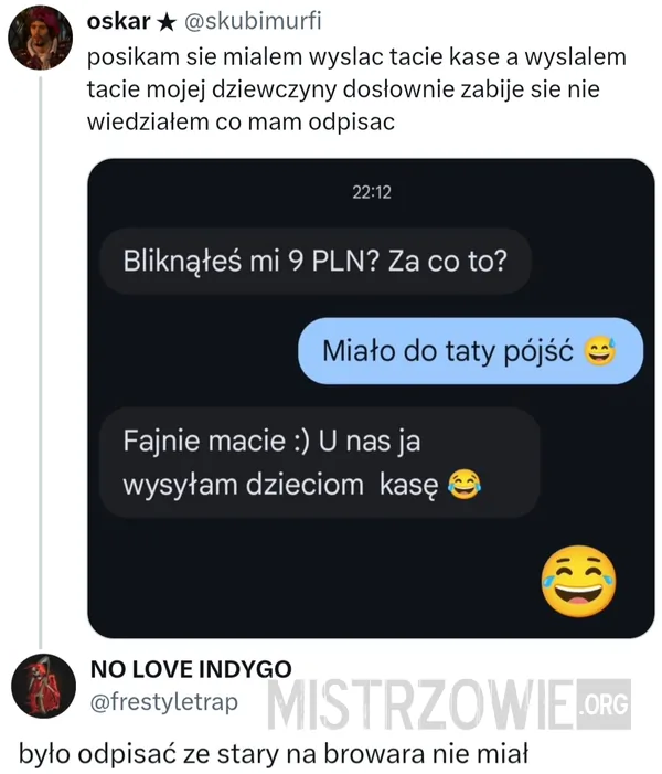 Pewnie po złości sosiwa... –