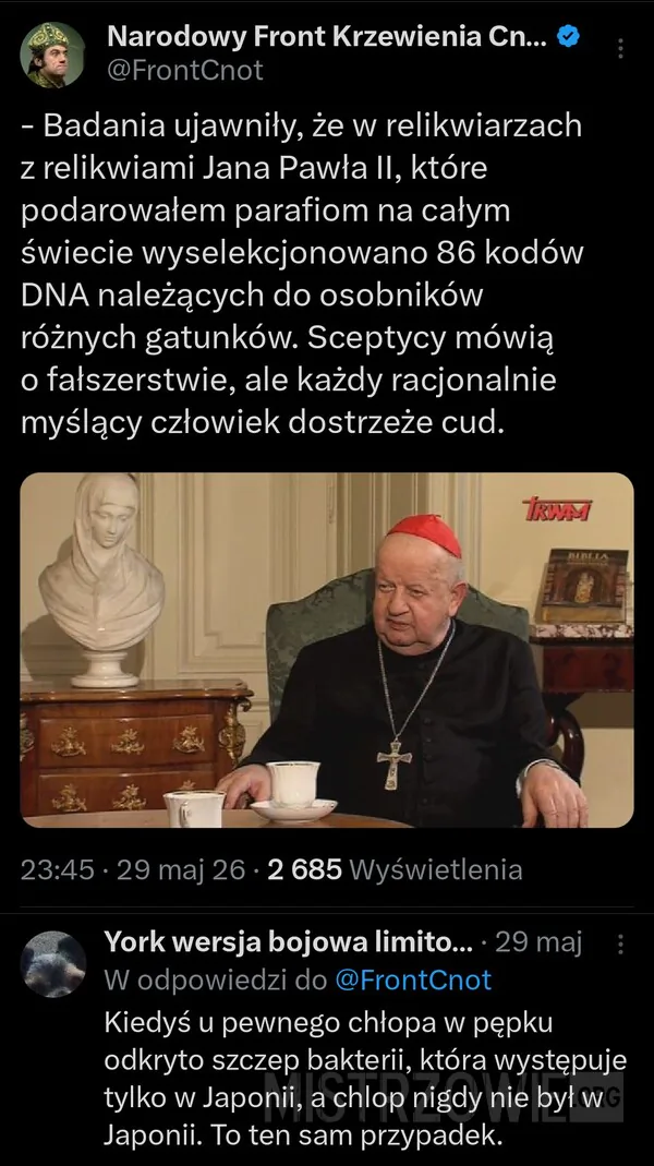 Dzisiaj się wróciłam... –