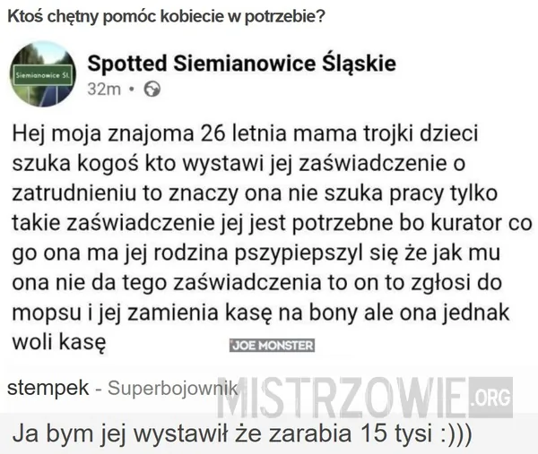 Najlepiej robić za uśmiech Janusza –