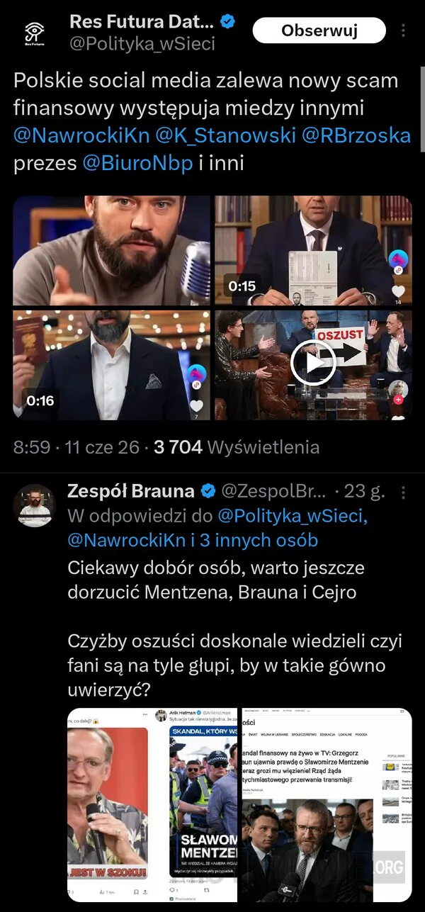 Na taką karę to nie zasługuje nikt –