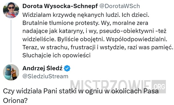 Widziałam... –>