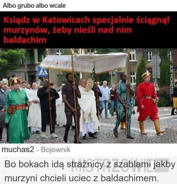 Czy On wcześniej już kogoś nie trenował? –